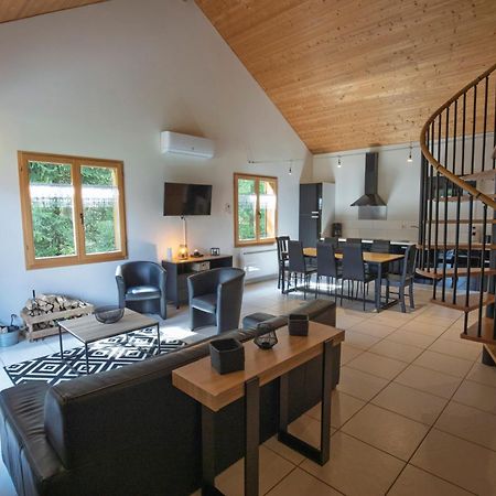 Chalet De Charme Le Contemporain Ney Exteriér fotografie