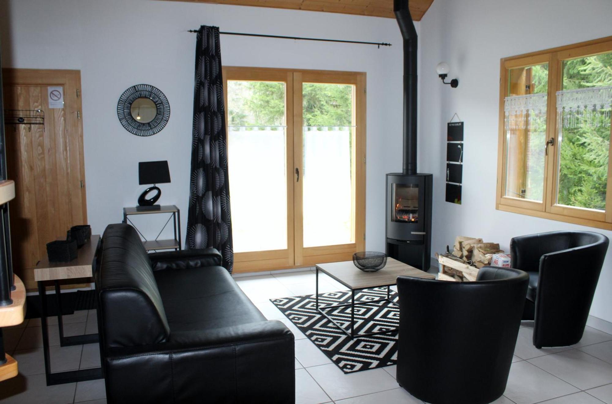 Chalet De Charme Le Contemporain Ney Exteriér fotografie