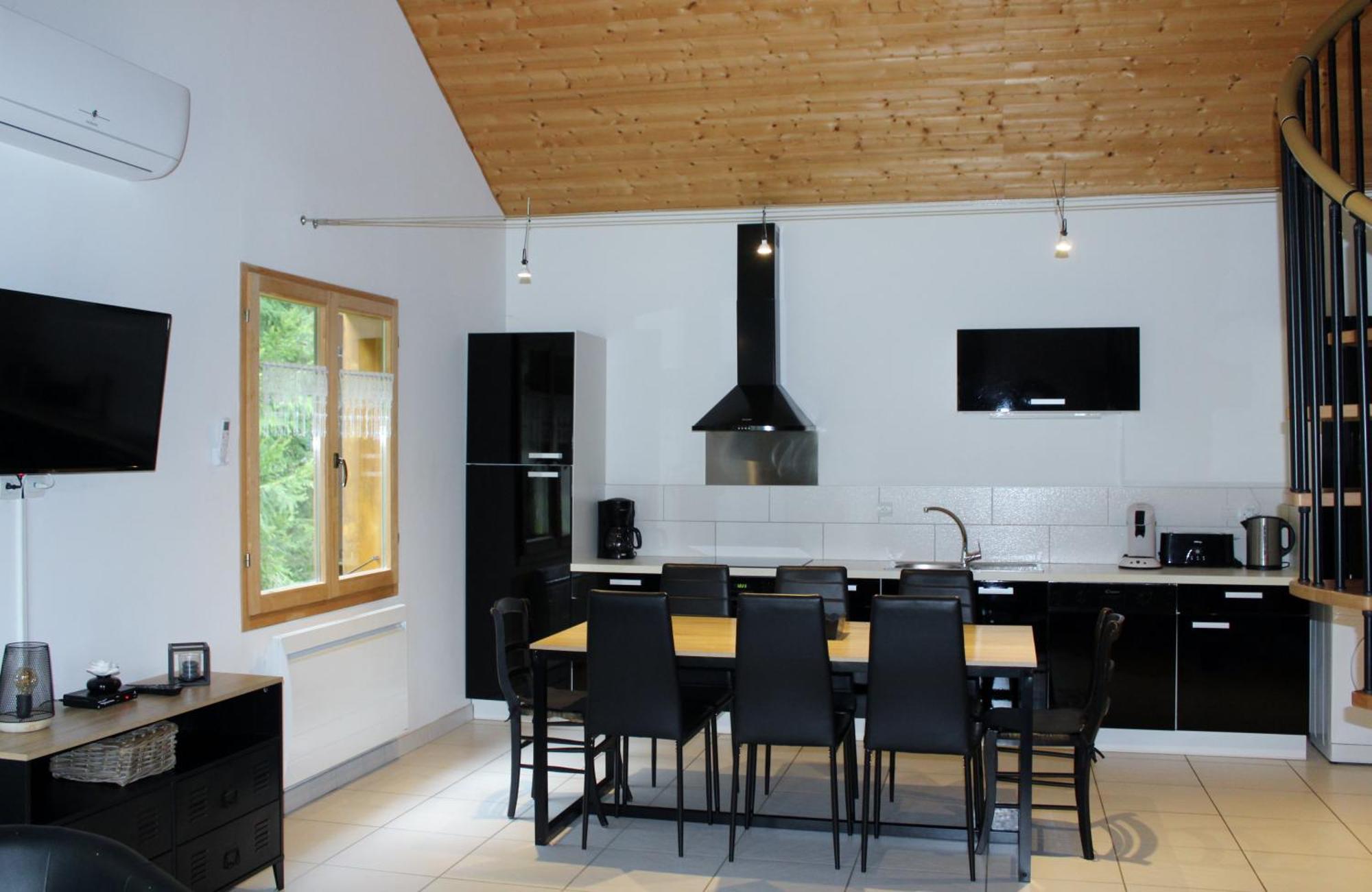 Chalet De Charme Le Contemporain Ney Exteriér fotografie
