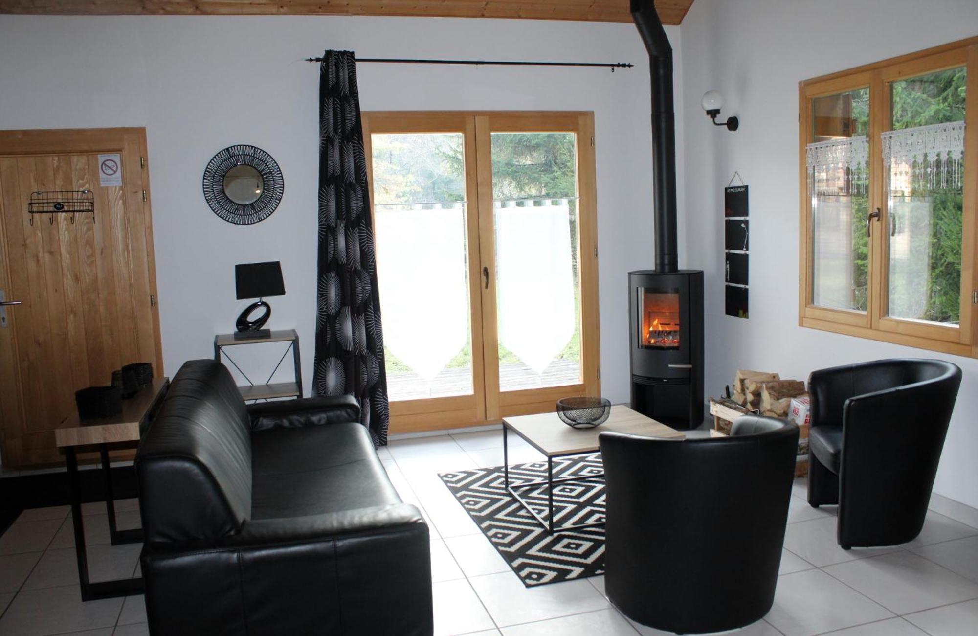 Chalet De Charme Le Contemporain Ney Exteriér fotografie