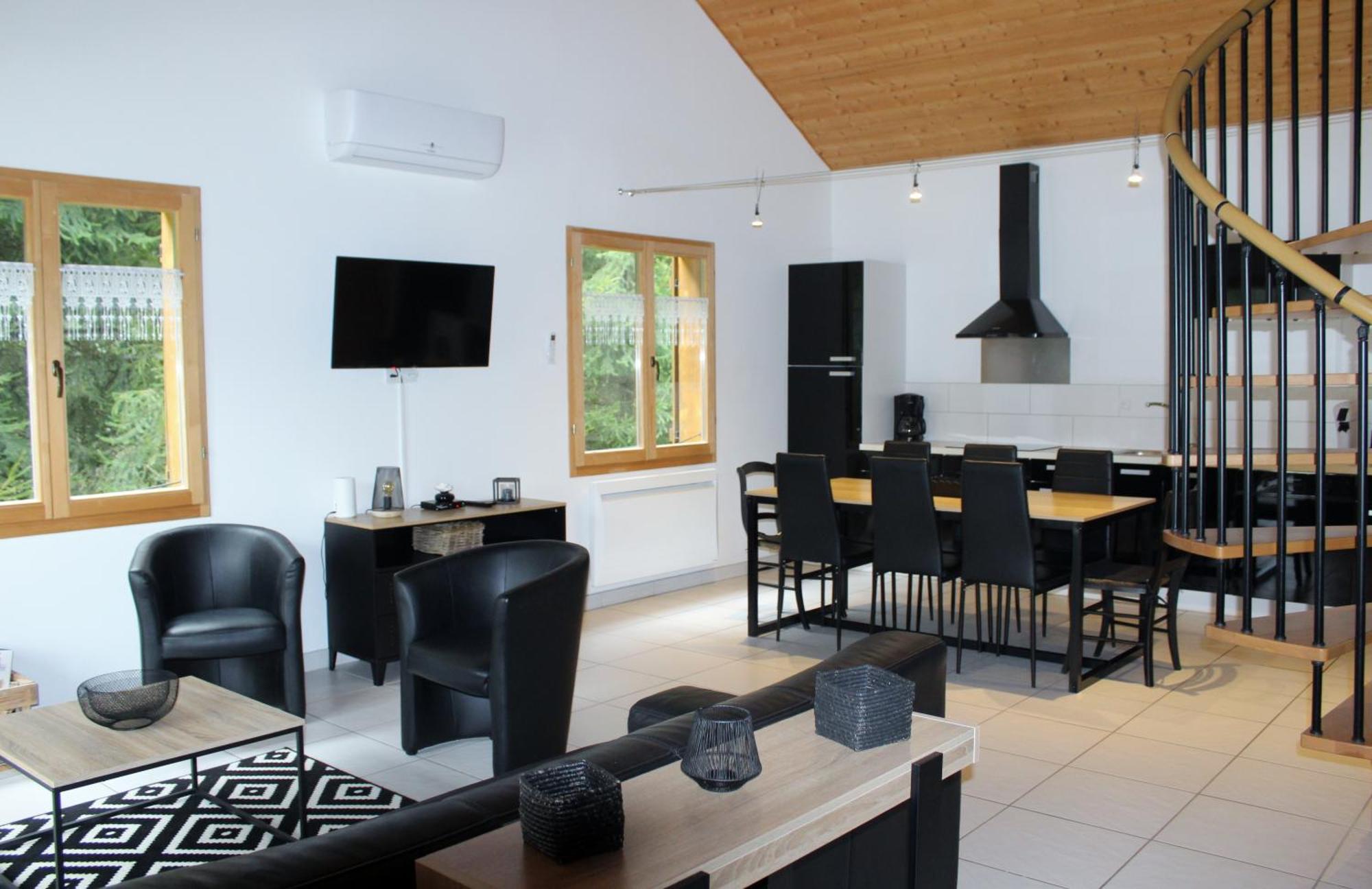 Chalet De Charme Le Contemporain Ney Exteriér fotografie