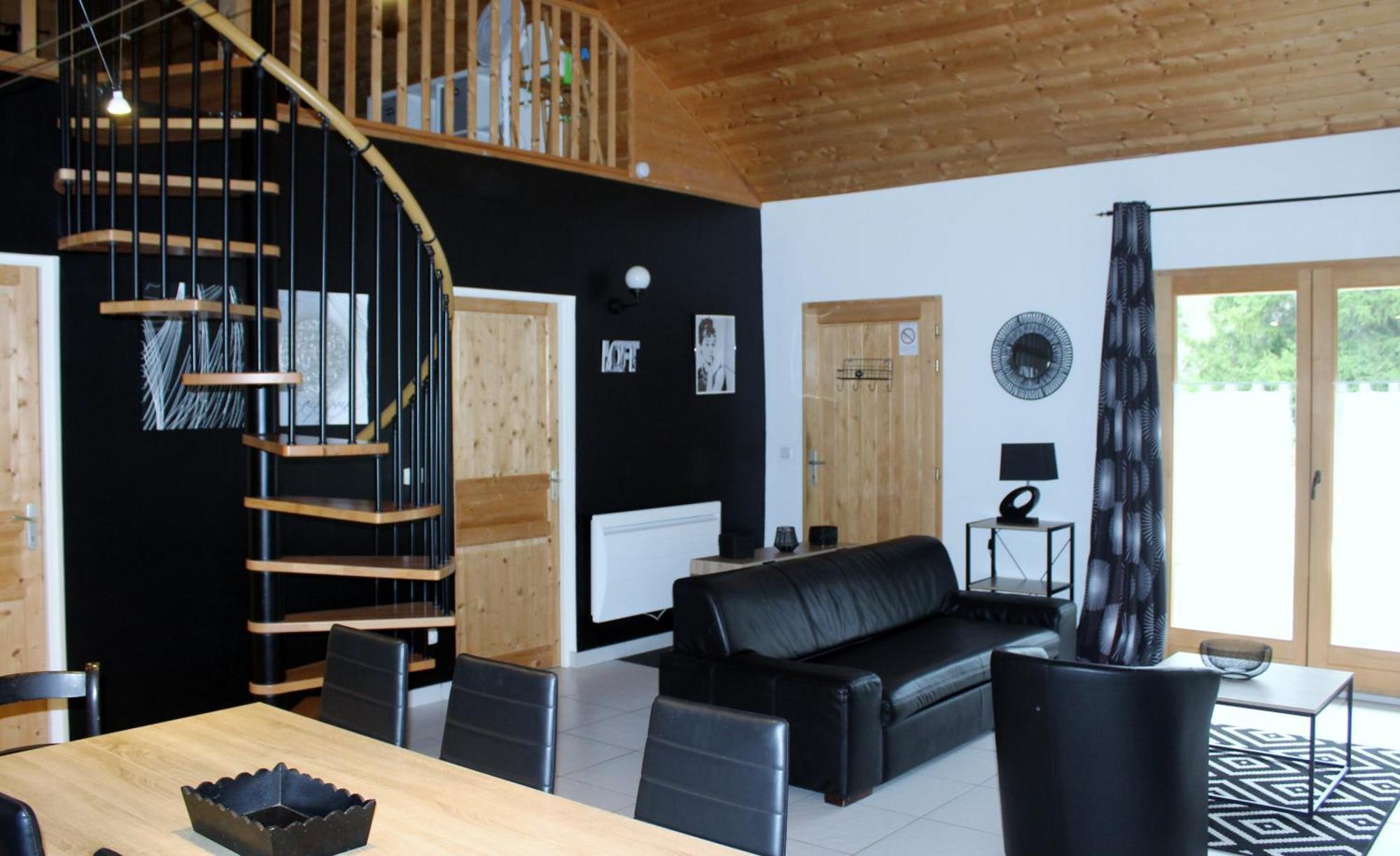 Chalet De Charme Le Contemporain Ney Exteriér fotografie