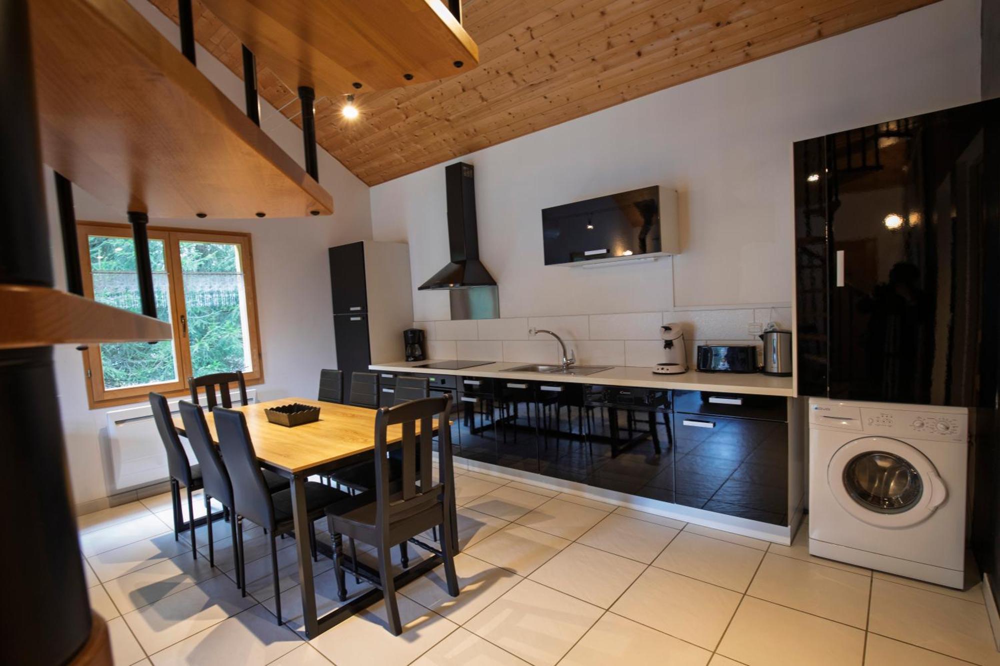 Chalet De Charme Le Contemporain Ney Exteriér fotografie