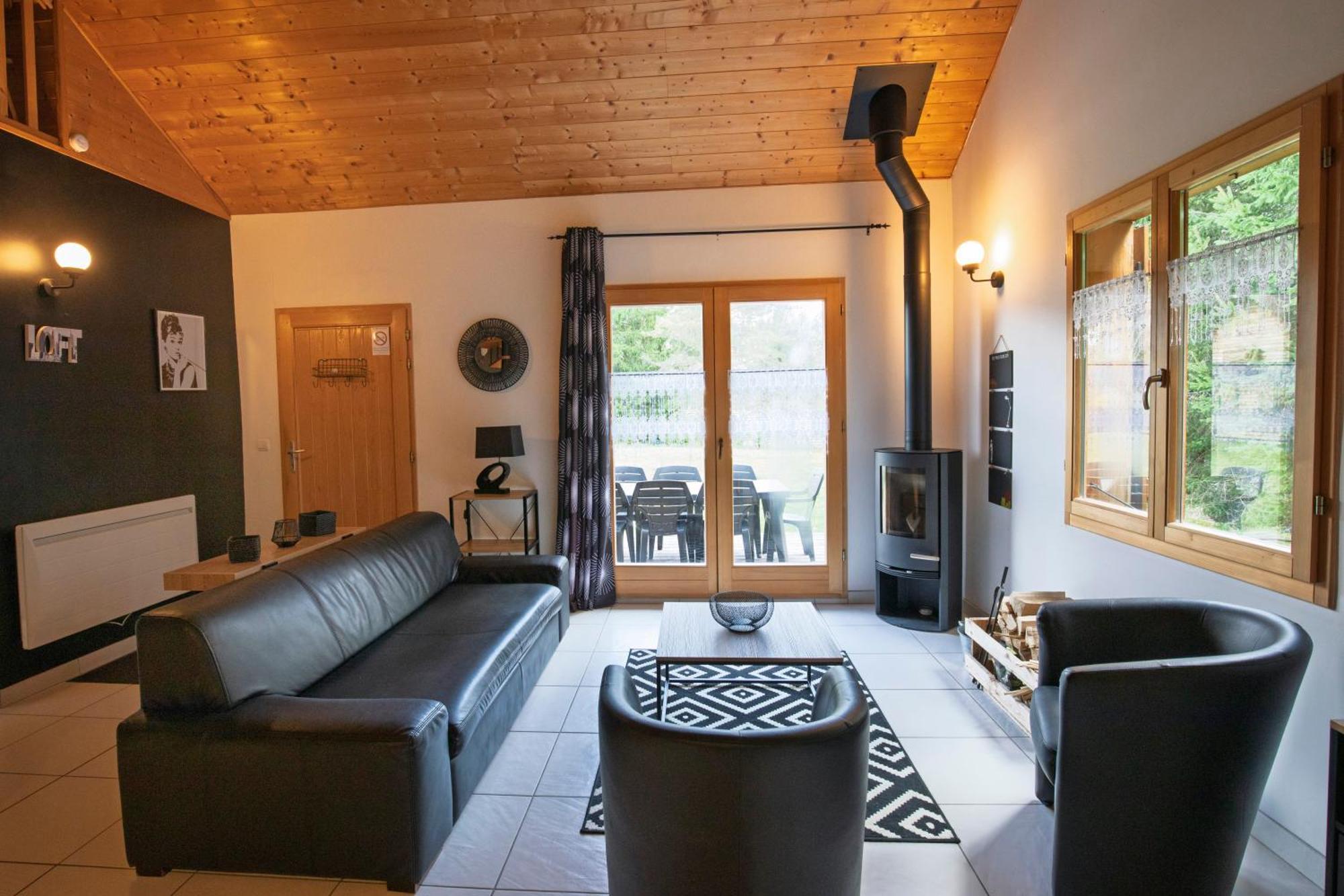 Chalet De Charme Le Contemporain Ney Exteriér fotografie
