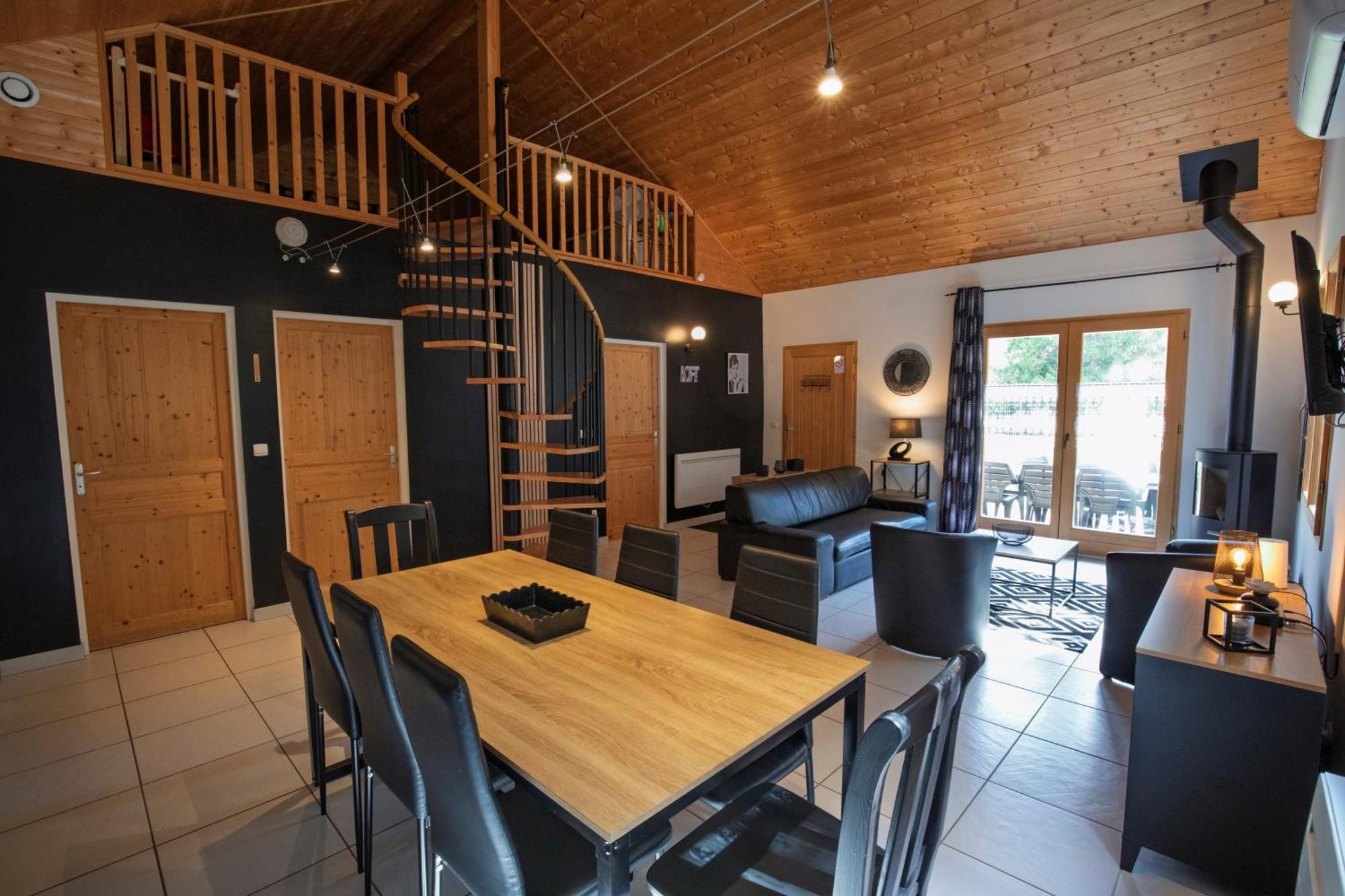 Chalet De Charme Le Contemporain Ney Exteriér fotografie