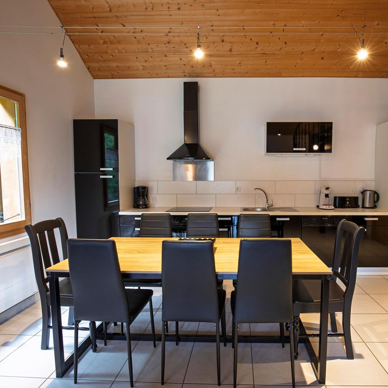 Chalet De Charme Le Contemporain Ney Exteriér fotografie