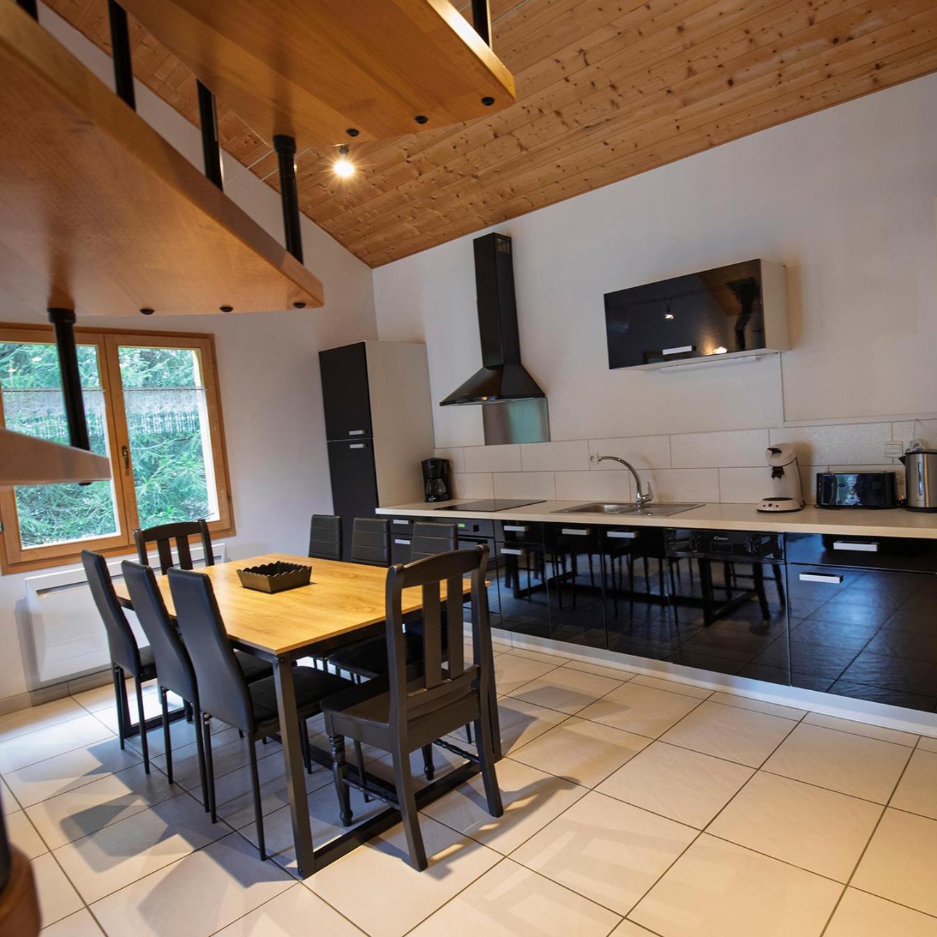 Chalet De Charme Le Contemporain Ney Exteriér fotografie